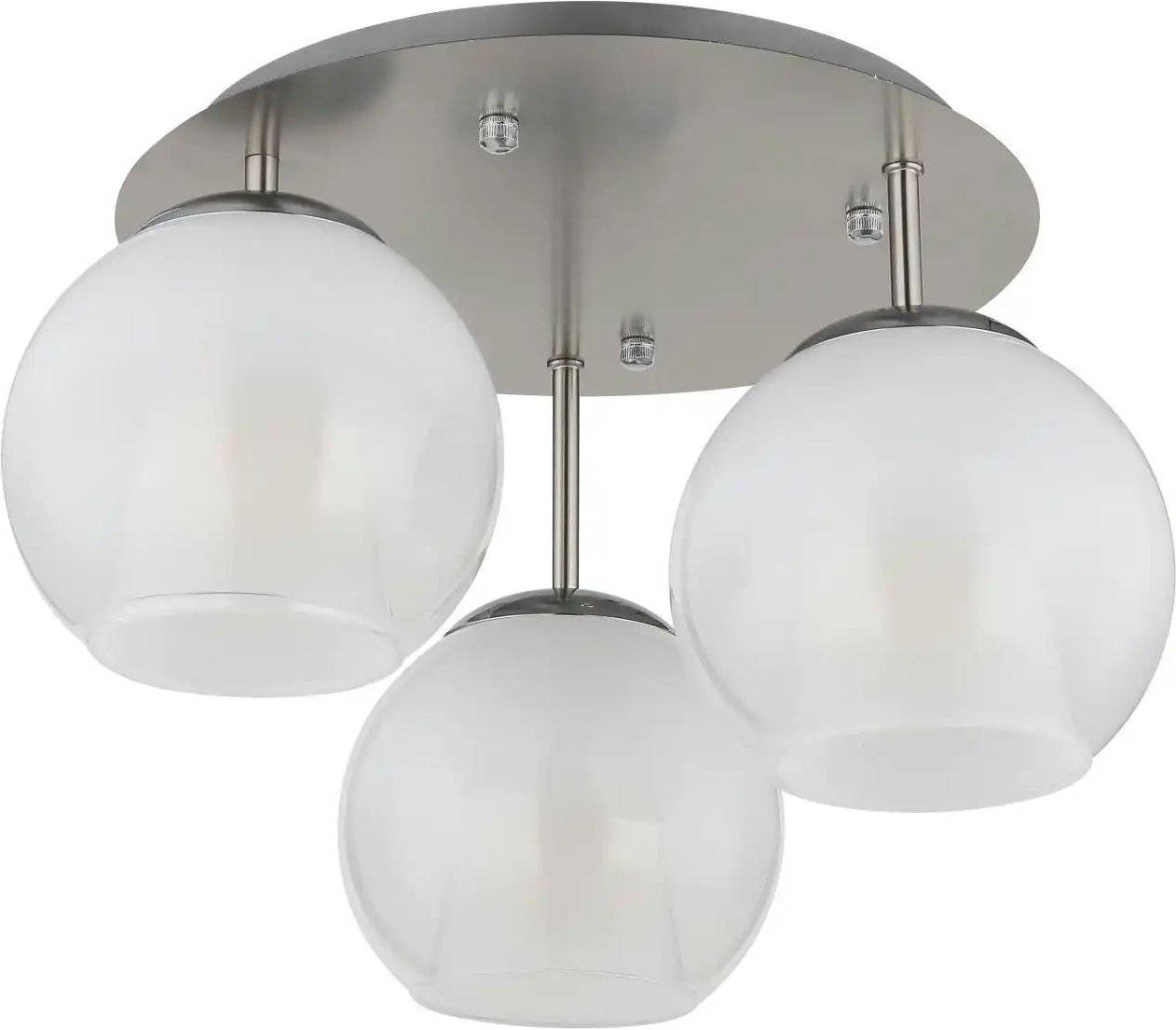 Thumbnail - Globo Lighting Deckenleuchte ¦ silber ¦ Maße (cm): B: 41 H: 28,5 Ø: 41 Lampen & Leuchten > Deckenleuchten - Höffner