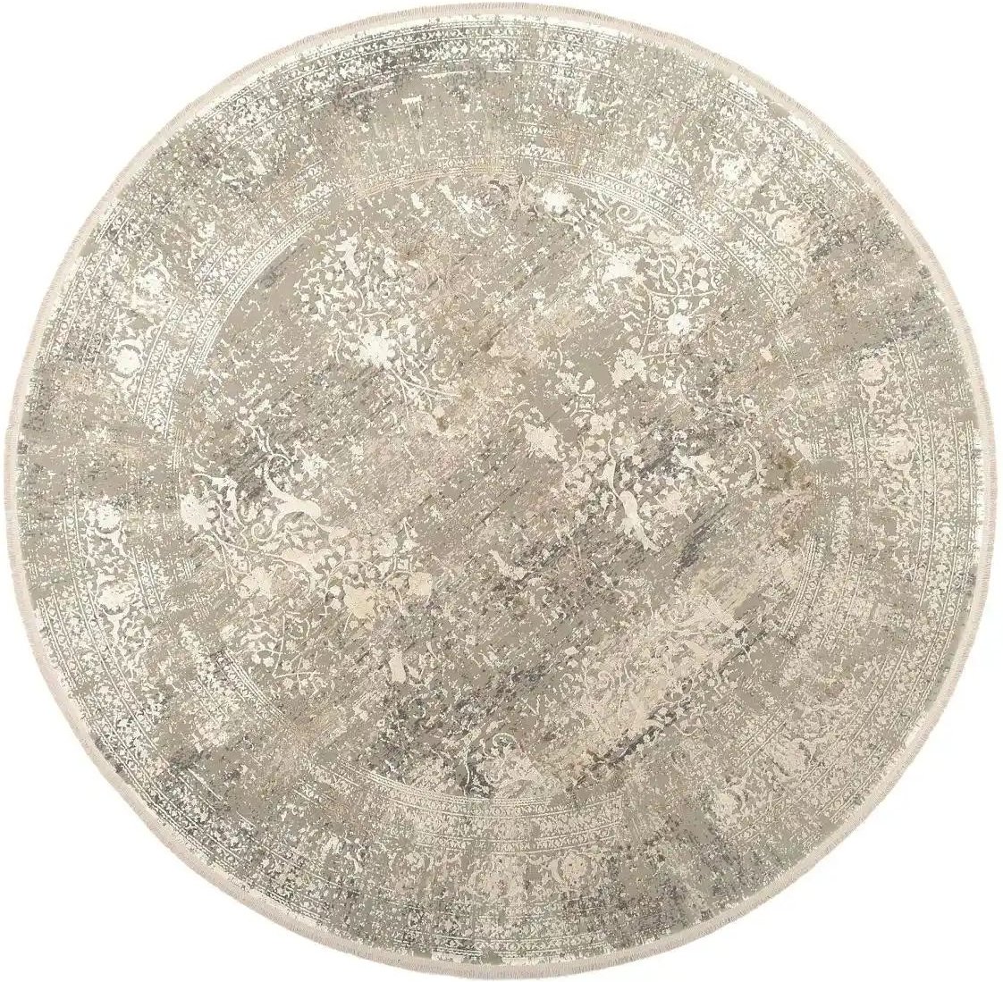 meinTeppich Teppich ¦ grau ¦ Synthetische Fasern Ø: 240 Teppiche > Wohnteppiche - Höffner