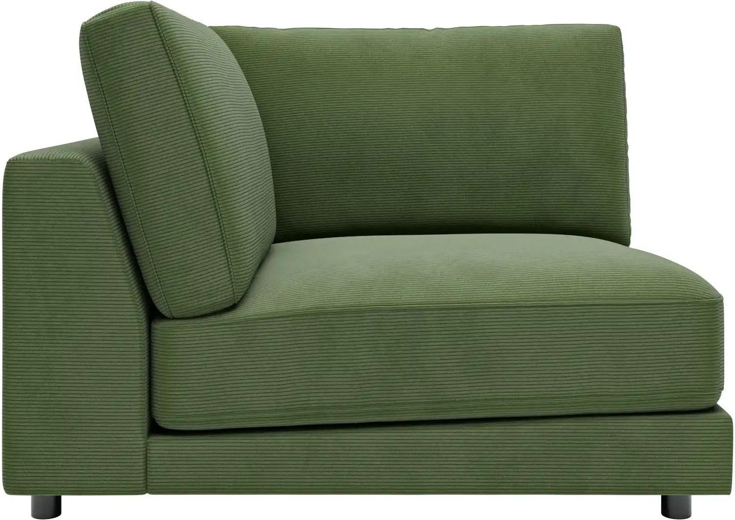 Thumbnail - Jette Home Element Ecke in Feincord Sila ¦ grün ¦ Maße (cm): B: 120 H: 85 T: 127.0 Polstermöbel > Sofas > Modulsofas - H...