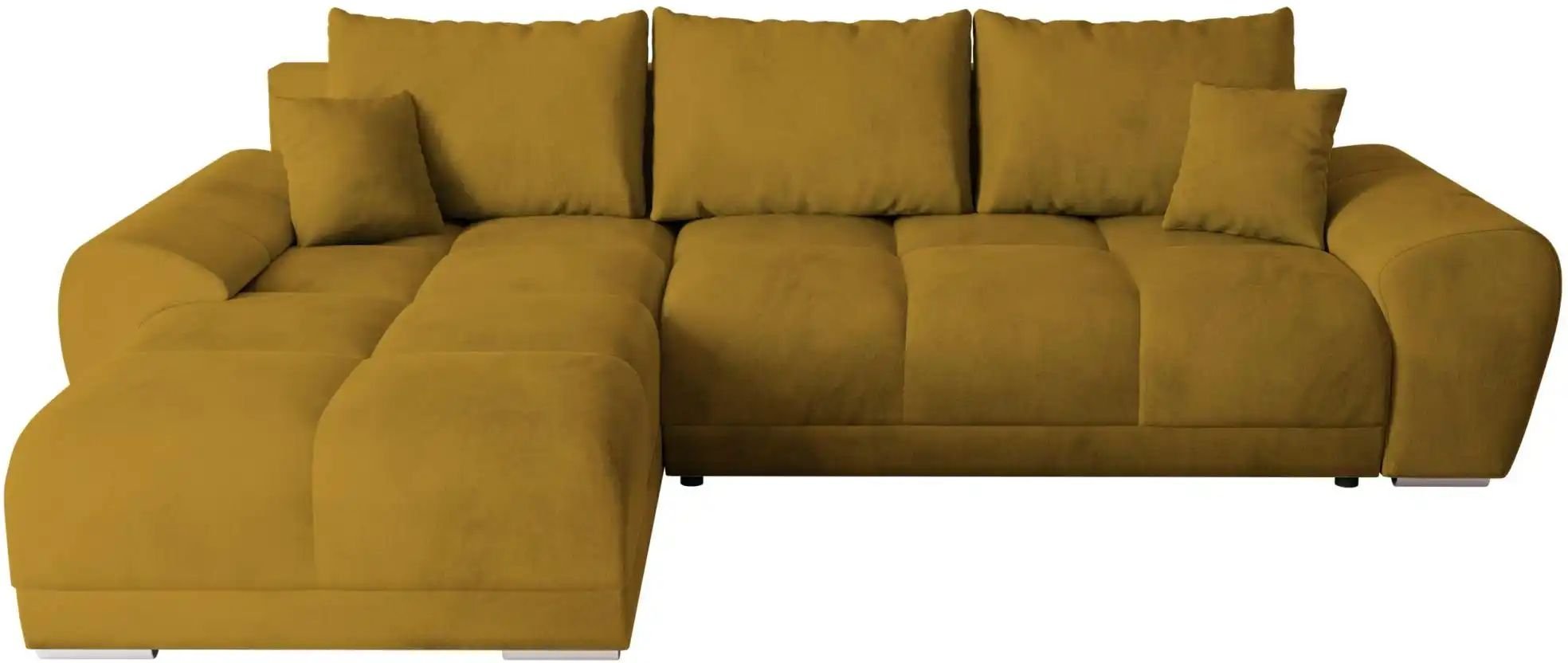 Ecksofa mit Schlaffunktion Nubes ¦ gelb ¦ Maße (cm): B: 290 H: 85 Polstermöbel > Sofas > 3-Sitzer - Höffner