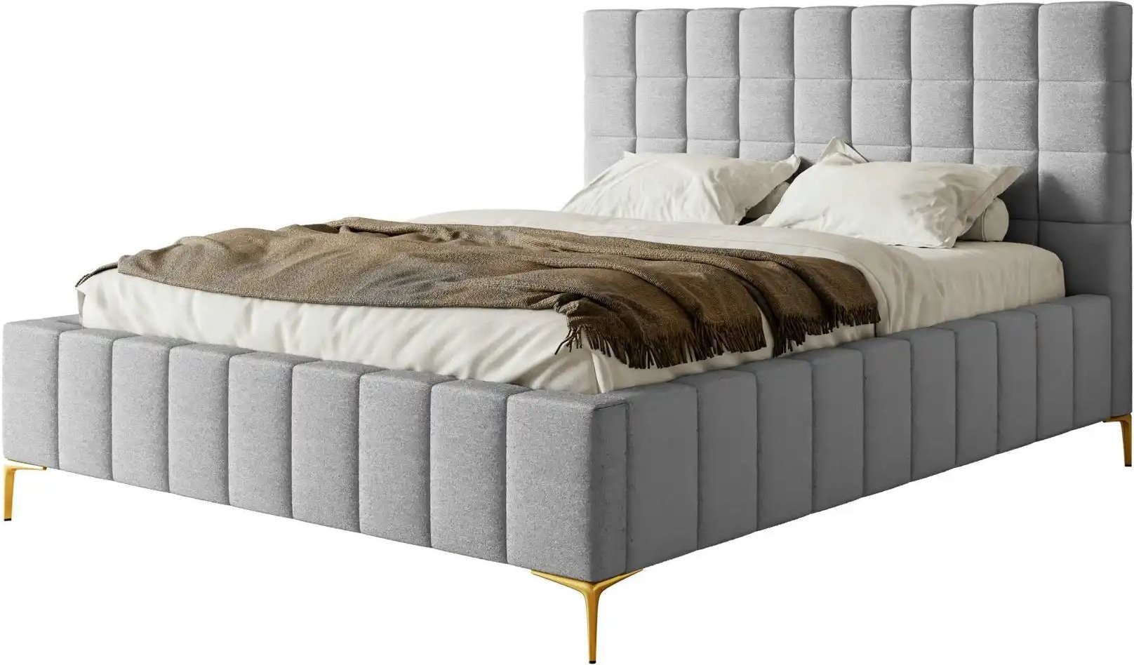 Selsey Polsterbett mit Bettkasten Szejlo ¦ grau ¦ Maße (cm): B: 160 H: 126 Betten > Polsterbetten - Höffner