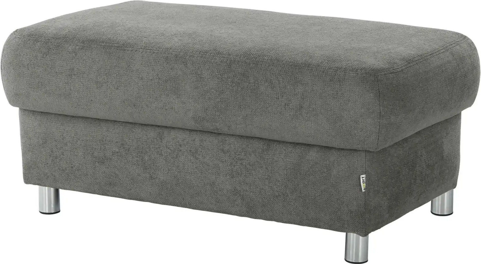 smart Hocker  Valencia ¦ grau ¦ Maße (cm): B: 100 H: 45 T: 60.0 Polstermöbel > Hocker - Höffner