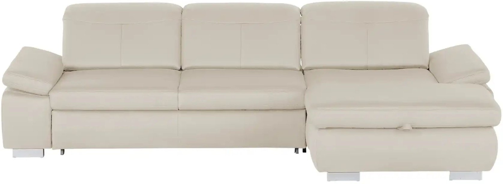 Lounge Collection Ecksofa aus Mikrofaser Kathrin ¦ creme ¦ Maße (cm): B: 309 H: 85 T: 195.0 Polstermöbel > Sofas > Eckso...