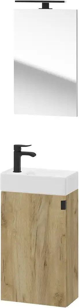 Gästebad Altmühlsee ¦ holzfarben ¦ Maße (cm): B: 40 H: 60 T: 21.0 Schränke > Badschränke > Komplett-Badkombinationen - ...