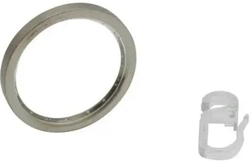 Mydeco Flachringe 10er-Set ¦ silber ¦ Stahl ¦ Maße (cm): B: 4 H: 4 Gardinen & Rollos > Gardinenstangen & Zubehör > Gar...