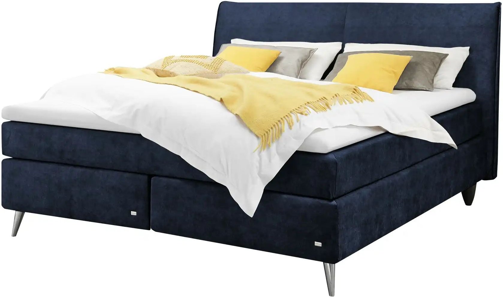 RUF Boxspringbett Aurelia ¦ blau ¦ Maße (cm): B: 190 H: 114 Betten > Boxspringbetten - Höffner