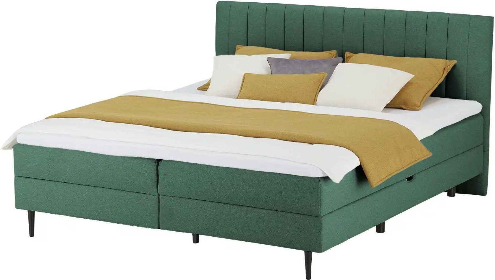 switch Polsterbett mit Bettkasten Tango ¦ grün ¦ Maße (cm): B: 166 H: 105 Betten > Komfortbetten - Höffner