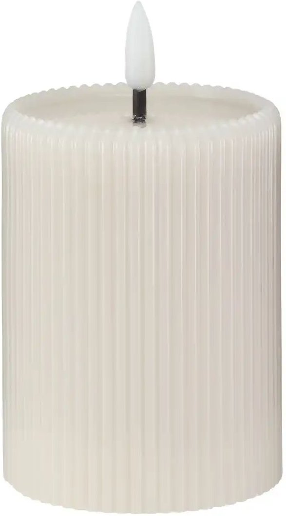 HOME STORY LED Kerze   ¦ grau ¦ Paraffin,Kunststoff ¦ Maße (cm): H: 10  Ø: 7.5 Weihnachten - Höffner