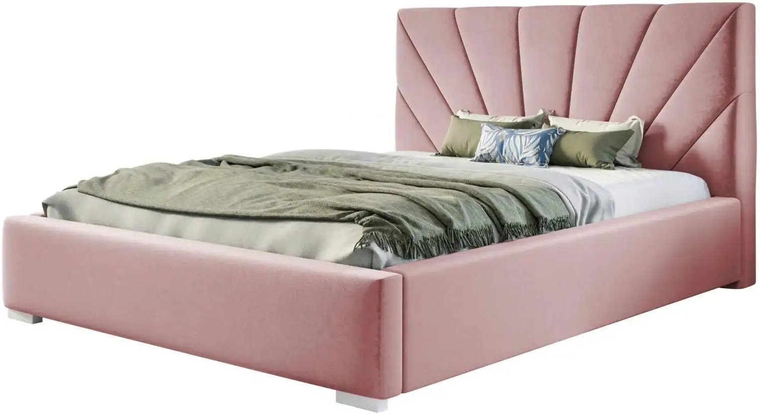 Polsterbett mit Stauraum Slough ¦ rosa/pink ¦ Maße (cm): B: 200 H: 104 Betten > Polsterbetten - Höffner