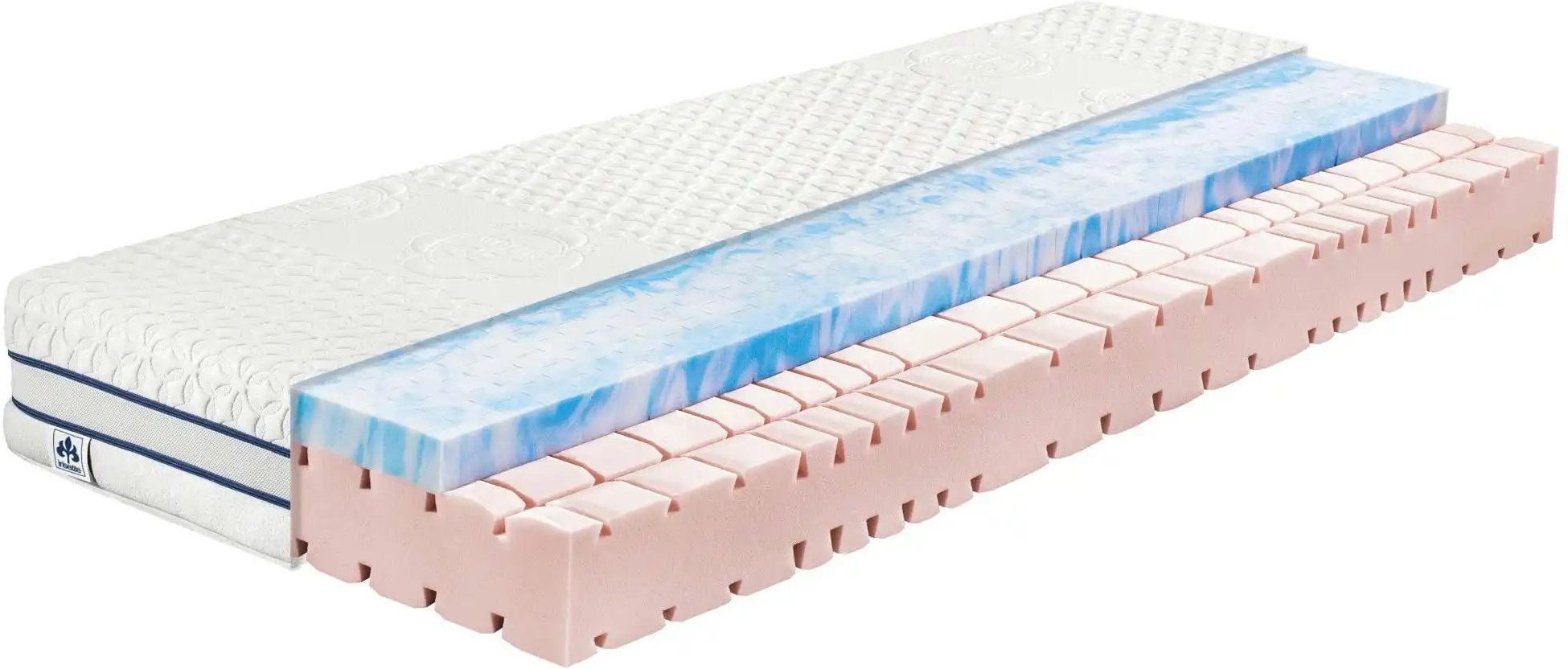 IRISETTE 7-Zonen-Kaltschaumkernmatratze Gel-active® KS ¦ weiß ¦ Maße (cm): B: 100 H: 24 Matratzen & Zubehör > Matratzen...