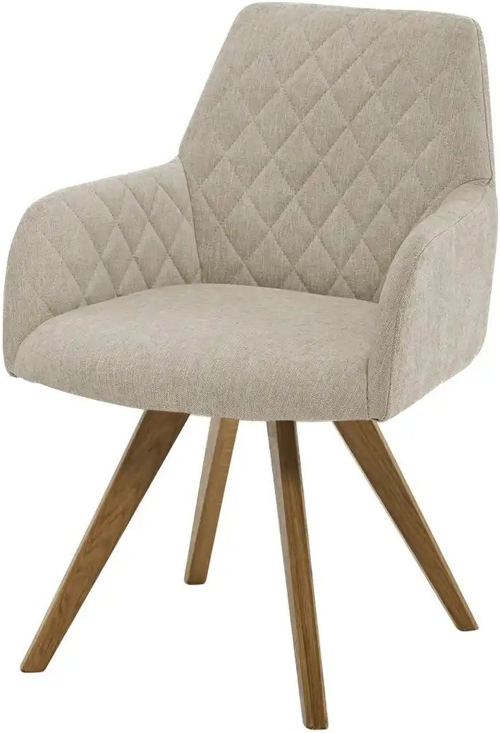 Dine + Mine Esszimmerstuhl Bristol 1 ¦ beige ¦ Maße (cm): B: 61 H: 88 T: 66.5 Stühle > Küchenstühle > Küchenstühle mit ...