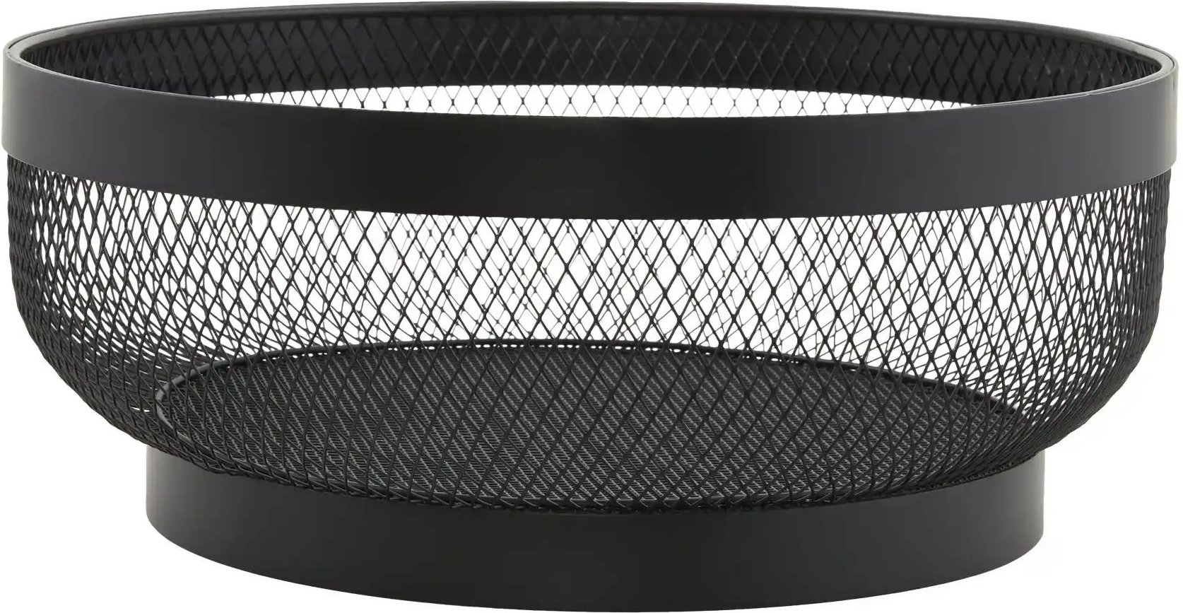 Justinus Obstkorb LifeStyle ¦ schwarz ¦ Metall ¦ Maße (cm): H: 12 Ø: 30 Küchenzubehör & Helfer > Brot Aufbewahrung - H...