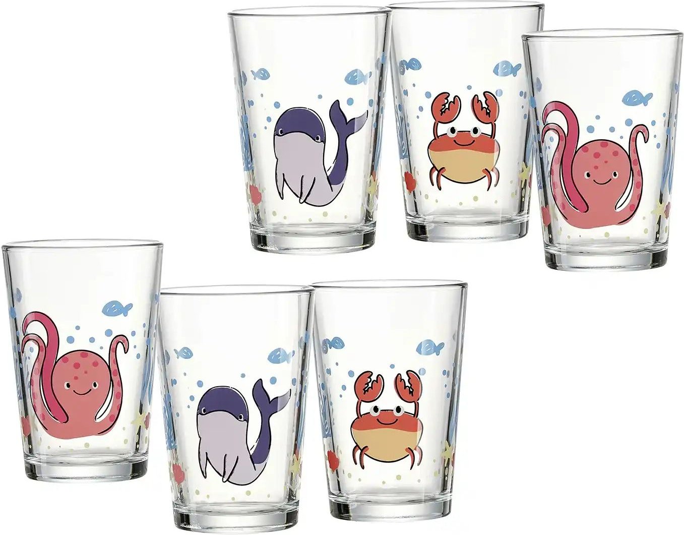 Ritzenhoff & Breker Becherset 6-teilig ¦ mehrfarbig ¦ Glas ¦ Maße (cm): H: 25 Gläser & Karaffen - Höffner