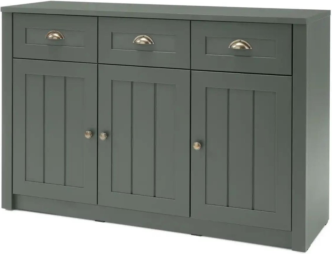 Highboard Verde ¦ grün ¦ Maße (cm): B: 130 H: 86 T: 43.0 Kommoden & Sideboards > Highboards - Höffner