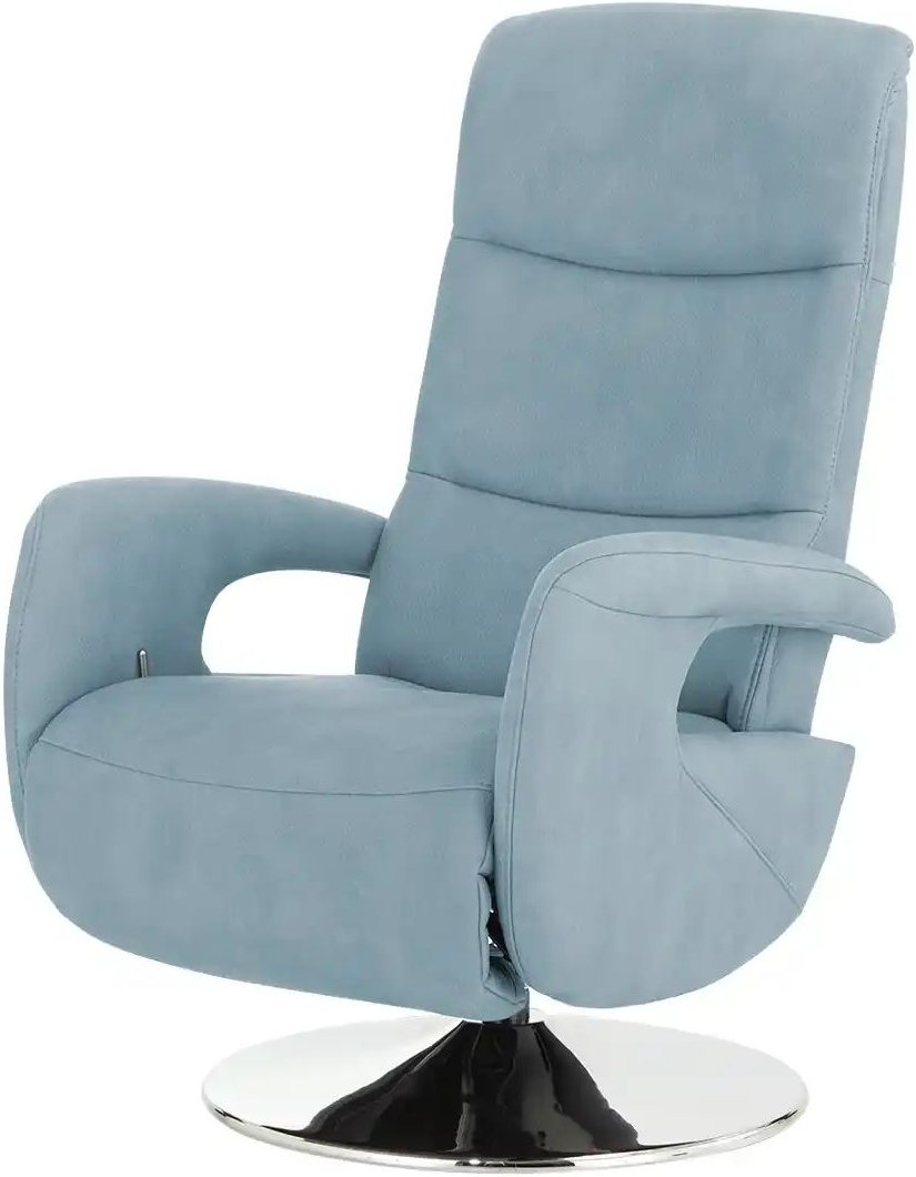 meinSofa Sessel mit Relaxfunktion Franzi-S ¦ blau ¦ Maße (cm): B: 71 H: 110 T: 83.0 Polstermöbel > Sessel > Fernsehsesse...