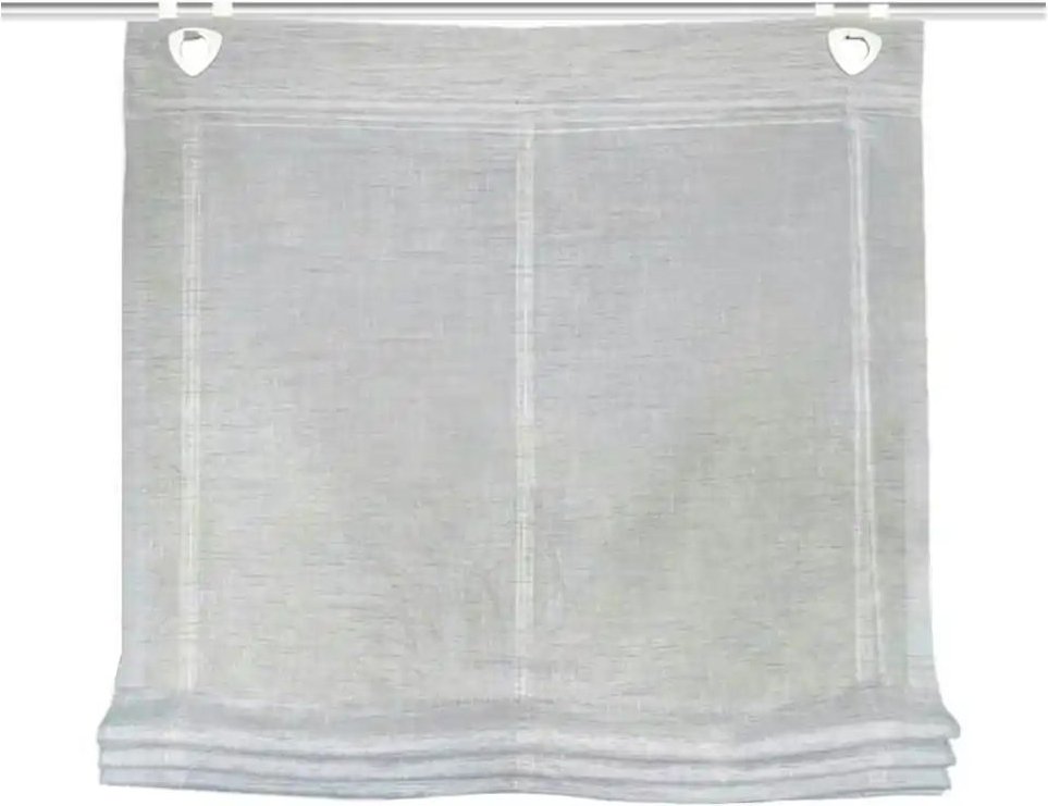 Thumbnail - HOME Wohnideen Raffrollo ¦ grau ¦ Synthetische Materialien ¦ Maße (cm): B: 110 H: 130 Gardinen & Rollos > Rollos & Jal...