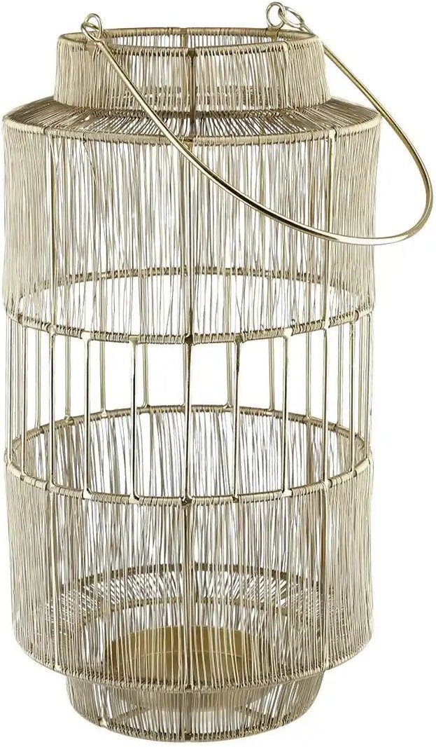 Laterne   ¦ gold ¦ Stahl ¦ Maße (cm): H: 30  Ø: 16 Accessoires > Kerzen & Kerzenständer - Höffner