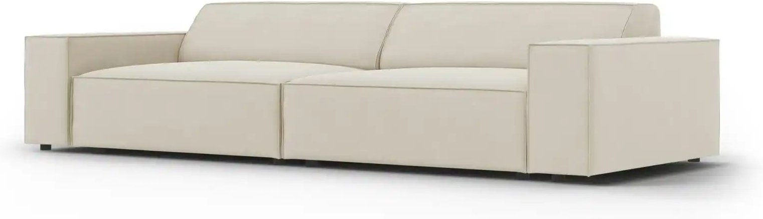 Micadoni Einzelsofa Jodie ¦ beige ¦ Maße (cm): B: 204 H: 70 Polstermöbel > Sofas > 3-Sitzer - Höffner