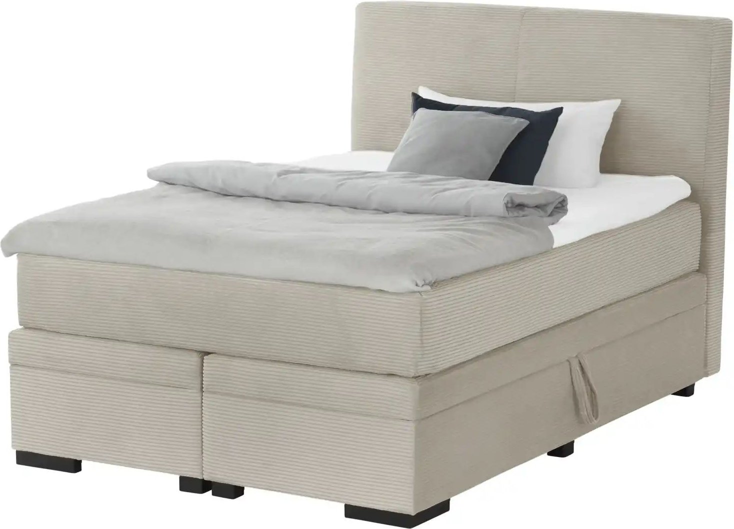 Boxi Boxspringbett mit Bettkasten Boxi Classic ¦ beige ¦ Maße (cm): B: 140 H: 125 Betten > Boxspringbetten - Höffner