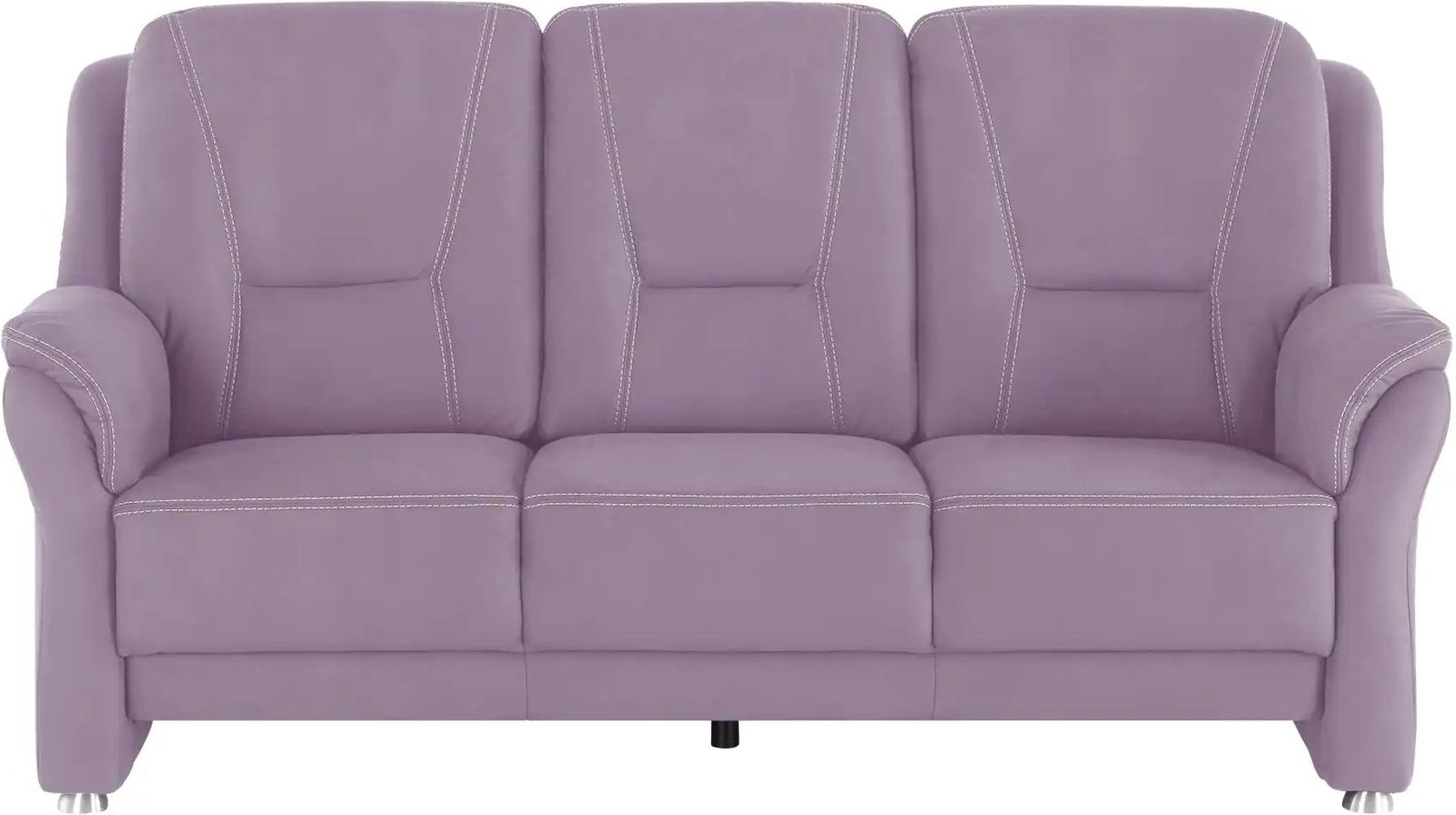 Thumbnail - Sofa 3-sitzig aus Mikrofaser Wilma ¦ lila/violett ¦ Maße (cm): B: 198 H: 97 T: 89.0 Polstermöbel > Sofas > 3-Sitzer - Hö...