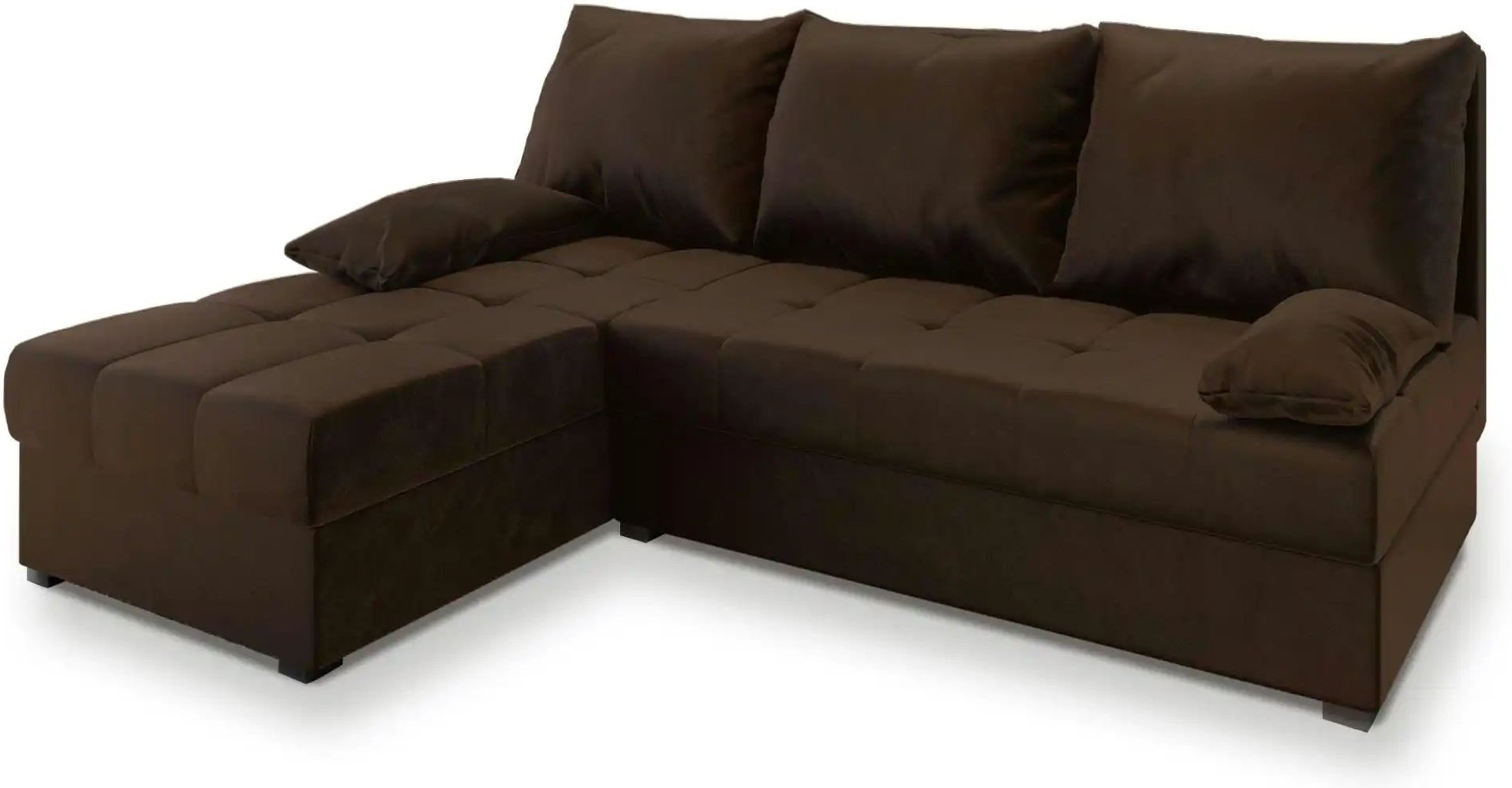 MASSENO Ecksofa mit Schlaffunktion Rita ¦ braun ¦ Maße (cm): B: 200 H: 85 Polstermöbel > Sofas > 3-Sitzer - Höffner