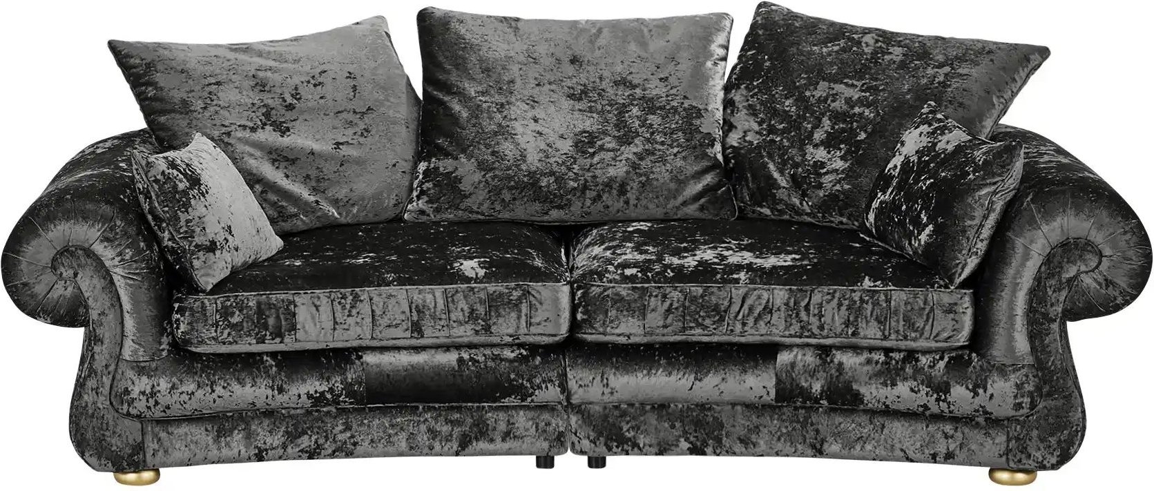 Megasofa Mikrofaser Sensation ¦ grau ¦ Maße (cm): B: 280 H: 82 T: 135.0 Polstermöbel > Sofas > 3-Sitzer - Höffner