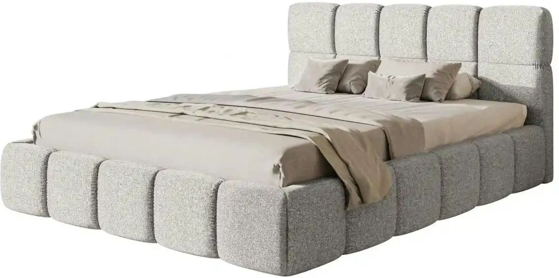 Selsey Polsterbett mit Lattenrost Cloudy ¦ grau ¦ Maße (cm): B: 180 H: 96 Betten > Polsterbetten - Höffner