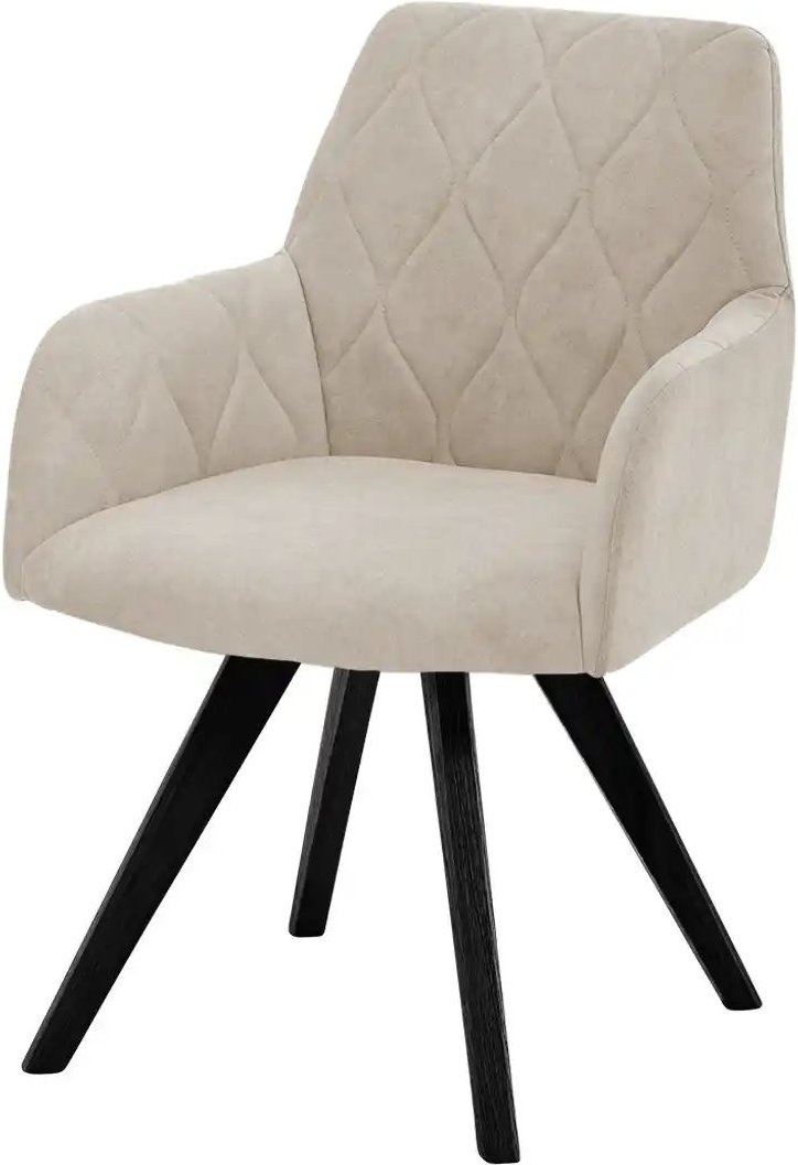 Woodford Esszimmerstuhl Damask ¦ creme ¦ Maße (cm): B: 61 H: 88 T: 66.5 Stühle > Küchenstühle > Küchenstühle mit Armleh...