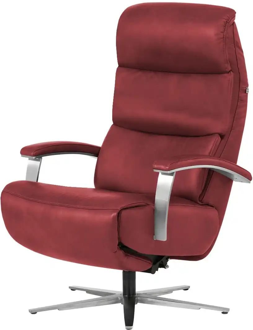 Hukla Ledersessel Florian ¦ rot ¦ Maße (cm): B: 73 H: 115 T: 91.0 Polstermöbel > Sessel > Relaxsessel - Höffner