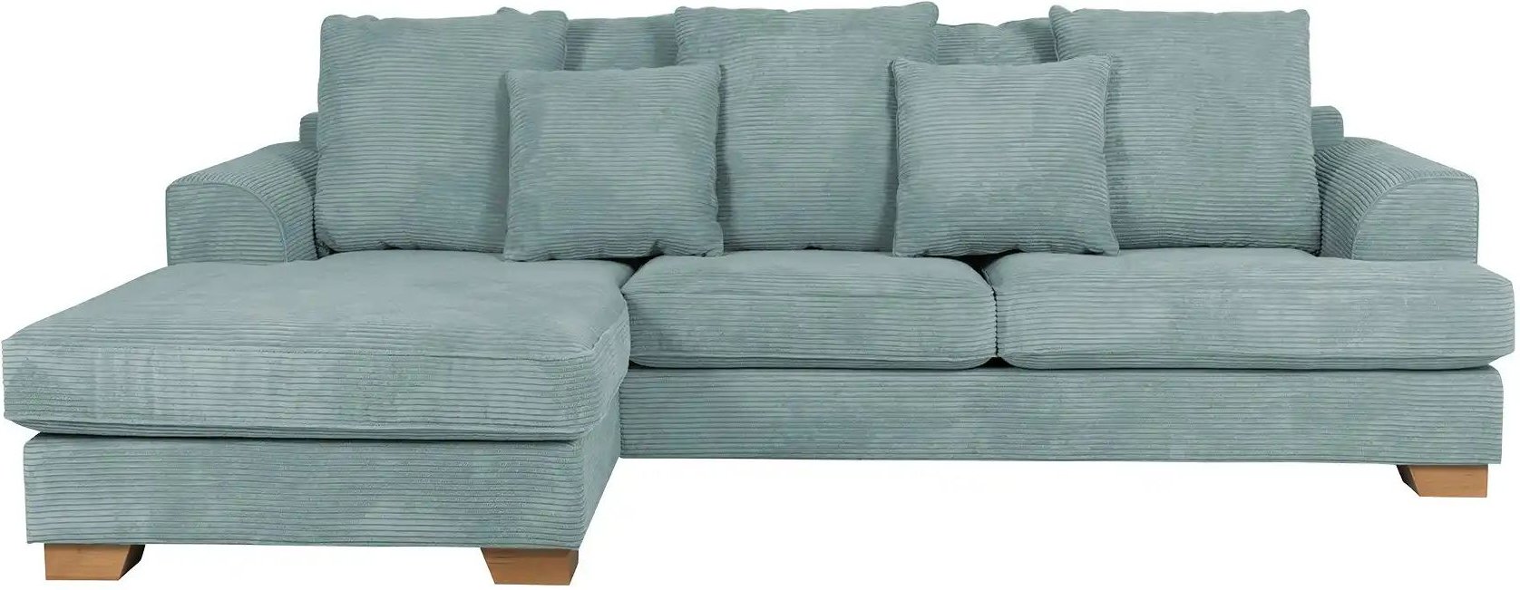 SOHO Ecksofa Franka ¦ grün ¦ Maße (cm): B: 268 H: 87 T: 161.0 Polstermöbel > Sofas > 3-Sitzer - Höffner