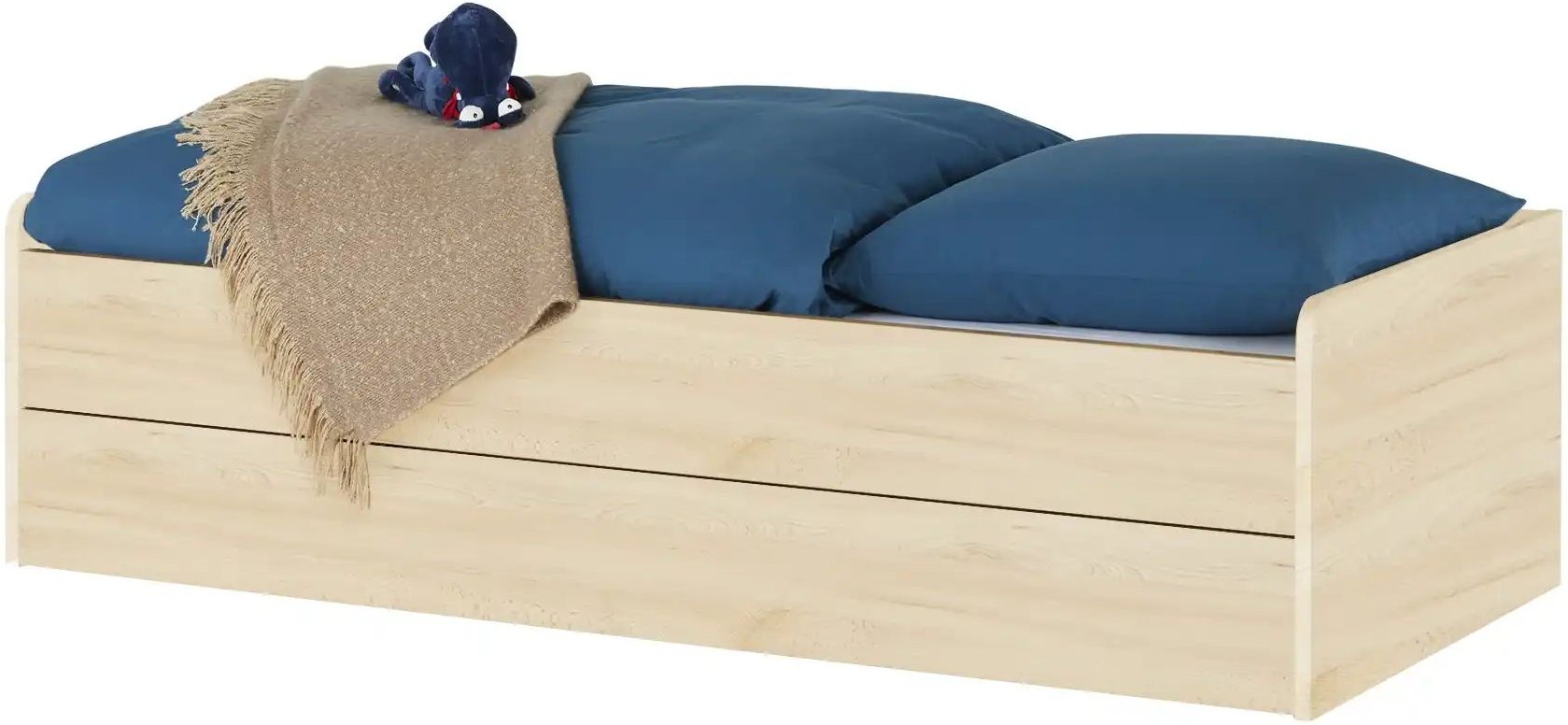 Stauraumbett Grow Up ¦ holzfarben ¦ Maße (cm): B: 127 H: 54,5 Betten > Bettgestelle - Höffner