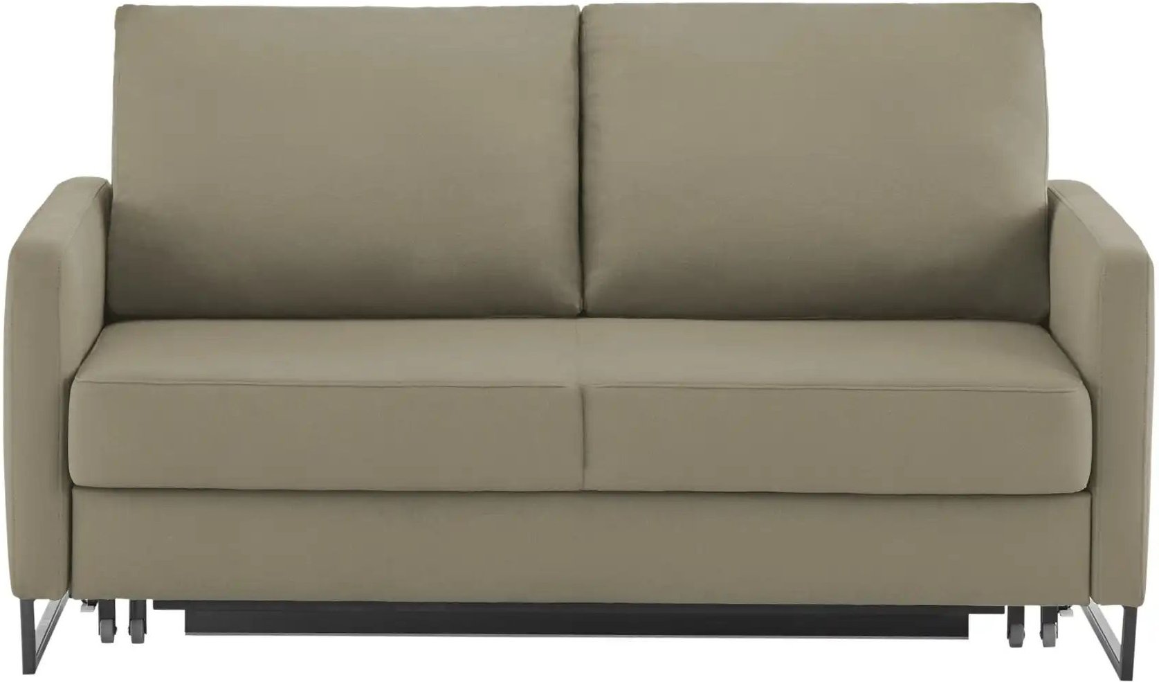 Thumbnail - Schlafsofa aus Flachgewebe Fürth ¦ braun ¦ Maße (cm): B: 160 H: 90 T: 95.0 Polstermöbel > Sofas > 2-Sitzer - Höffner