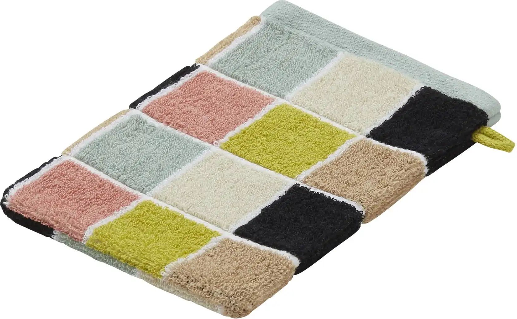 como Waschhandschuh Karo ¦ mehrfarbig ¦ Maße (cm): B: 16 Badtextilien > Handtücher & Badetücher > Handtücher - Höffner