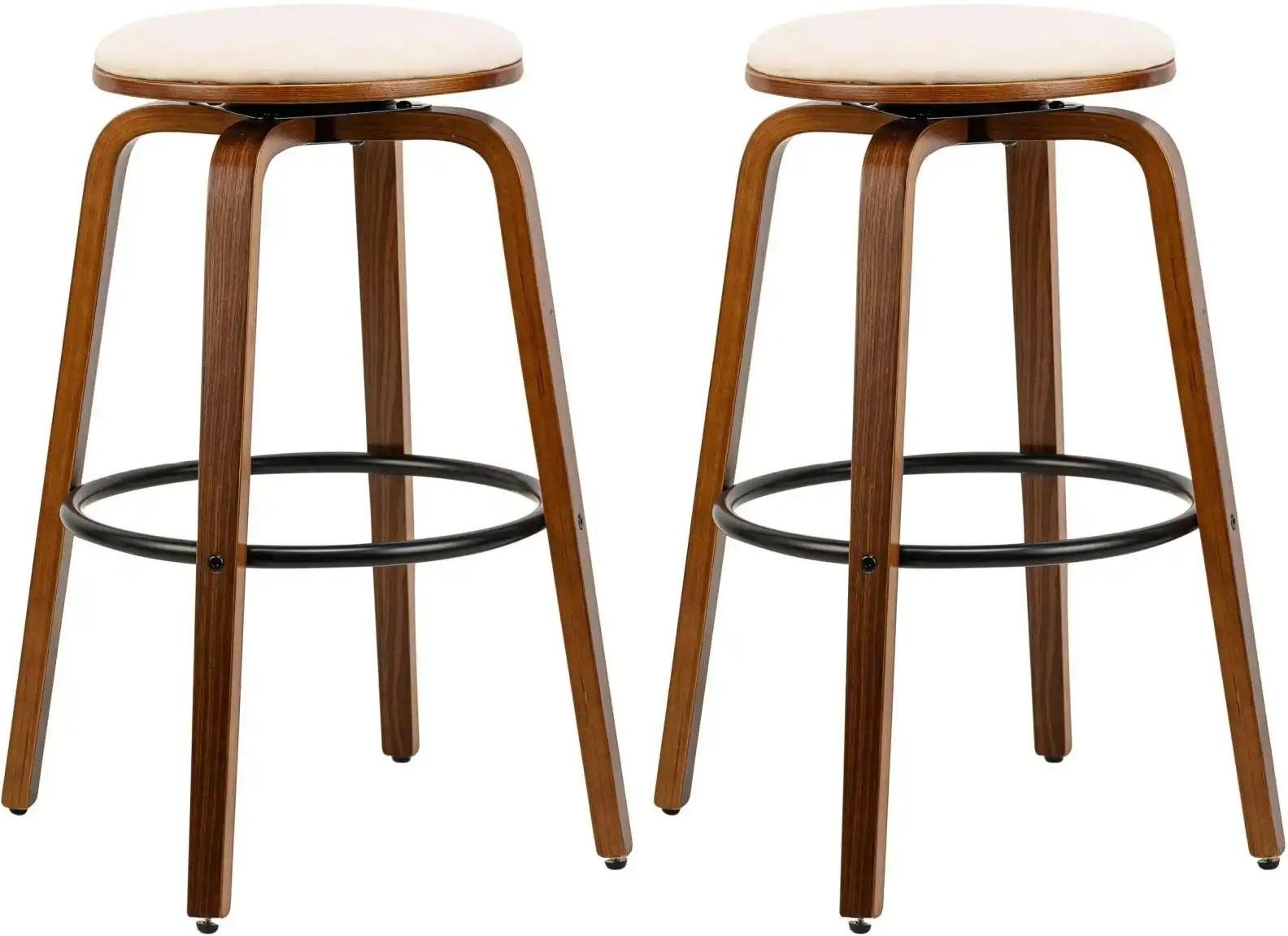 Thumbnail - Barhocker 2er-Set Tabmoreno ¦ beige ¦ Maße (cm): B: 40 H: 70 Polstermöbel > Hocker > Barhocker - Höffner