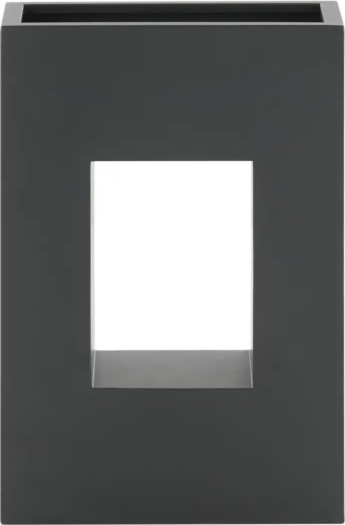 Blumenkübel ¦ schwarz ¦ Eisen ¦ Maße (cm): B: 38 H: 55 T: 18.0 Accessoires > Dekoartikel - Höffner