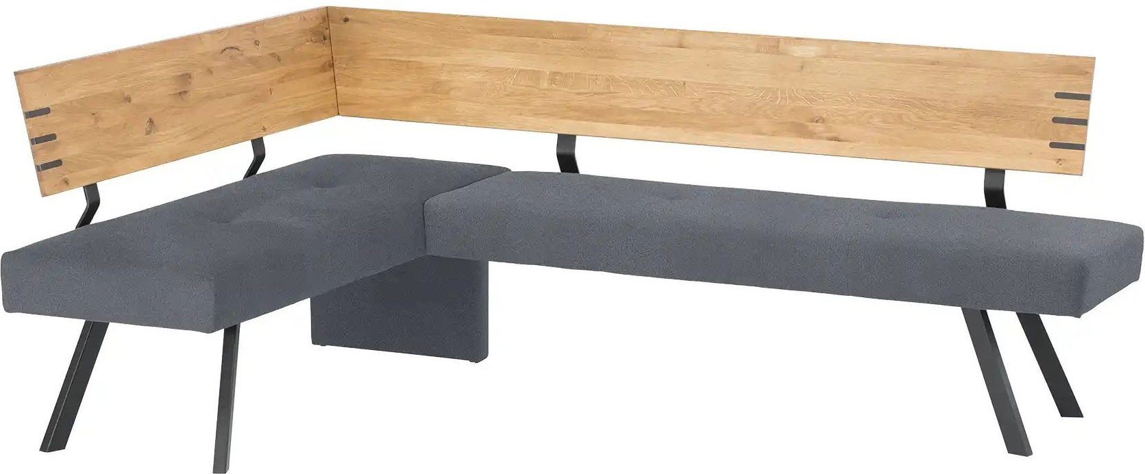 Woodford Eckbank Cornela ¦ grau ¦ Maße (cm): H: 87,5 Bänke > Eckbänke - Höffner