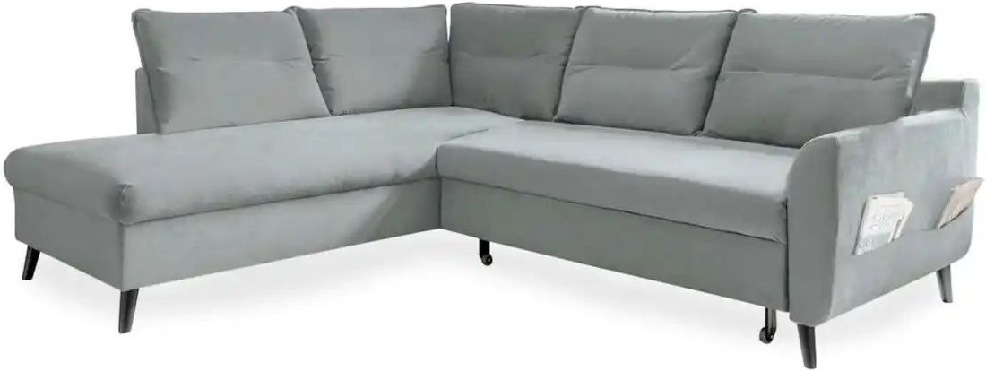 Thumbnail - Miuform Ecksofa mit Schlaffunktion Stylish Stan ¦ blau ¦ Maße (cm): B: 228 H: 90 Polstermöbel > Sofas > Ecksofas - Höffn...