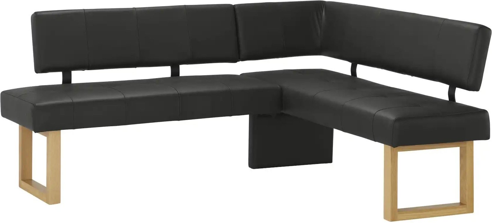 Woodford Eckbank Usedom ¦ schwarz ¦ Maße (cm): H: 82 Bänke > Eckbänke - Höffner