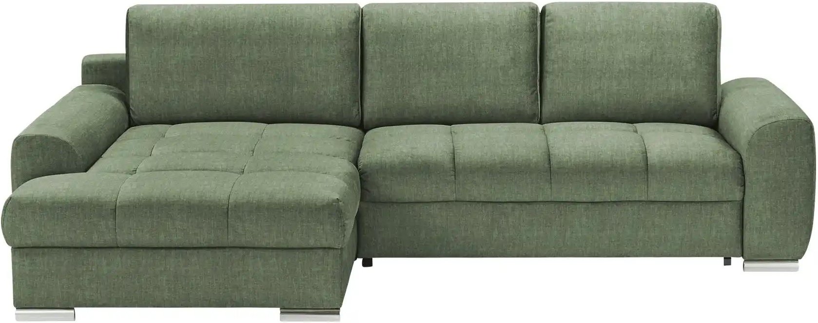 bobb Ecksofa mit Schlaffunktion Soumia ¦ grün ¦ Maße (cm): B: 283 H: 90 T: 181.0 Polstermöbel > Sofas > Ecksofas - Höffn...