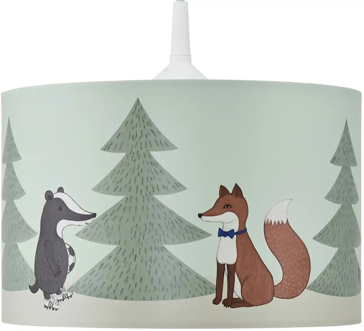 Hängeleuchte Wald ¦ grün ¦ Maße (cm): H: 18 Ø: 28 Lampen & Leuchten > Kinderlampen - Höffner