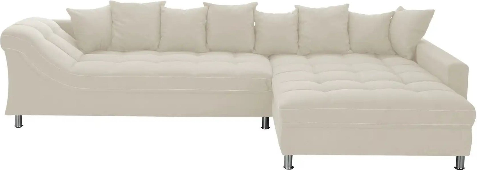 smart Ecksofa Hanalie ¦ creme ¦ Maße (cm): B: 340 H: 95 T: 226.0 Polstermöbel > Sofas > 3-Sitzer - Höffner