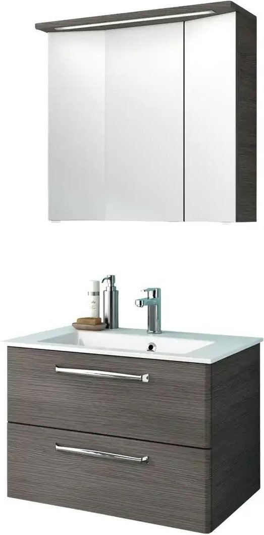 calmoquick Badblock Tess ¦ grau ¦ Maße (cm): B: 77 Schränke > Badschränke > Komplett-Badkombinationen - Höffner