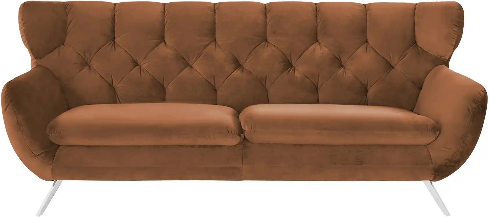 Thumbnail - Jette Home Sofa Caldara ¦ braun ¦ Maße (cm): B: 225 H: 94 T: 95.0 Polstermöbel > Sofas > 3-Sitzer - Höffner