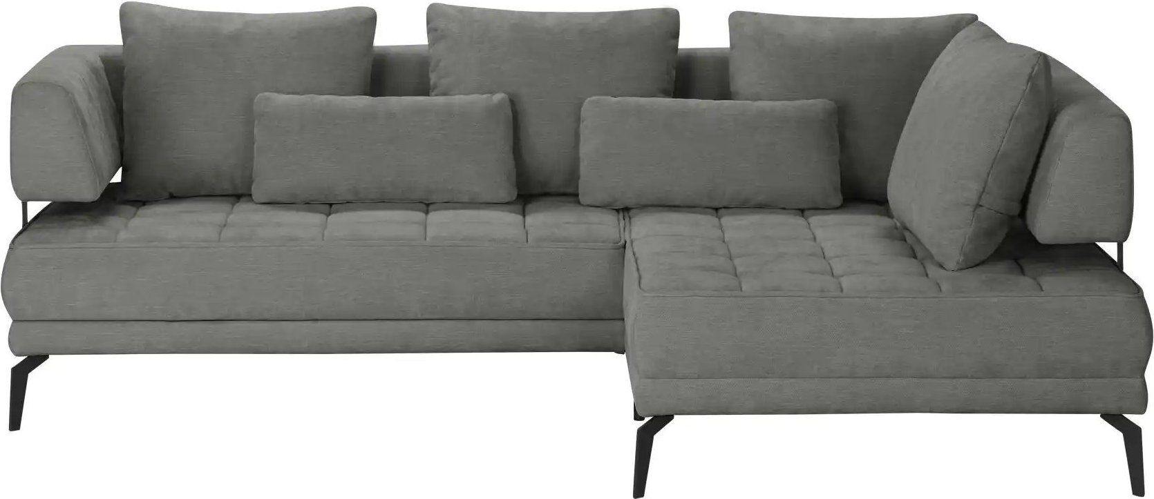 switch Ecksofa Giotto ¦ grau ¦ Maße (cm): B: 242 H: 85 T: 176.0 Polstermöbel > Sofas > Ecksofas - Höffner