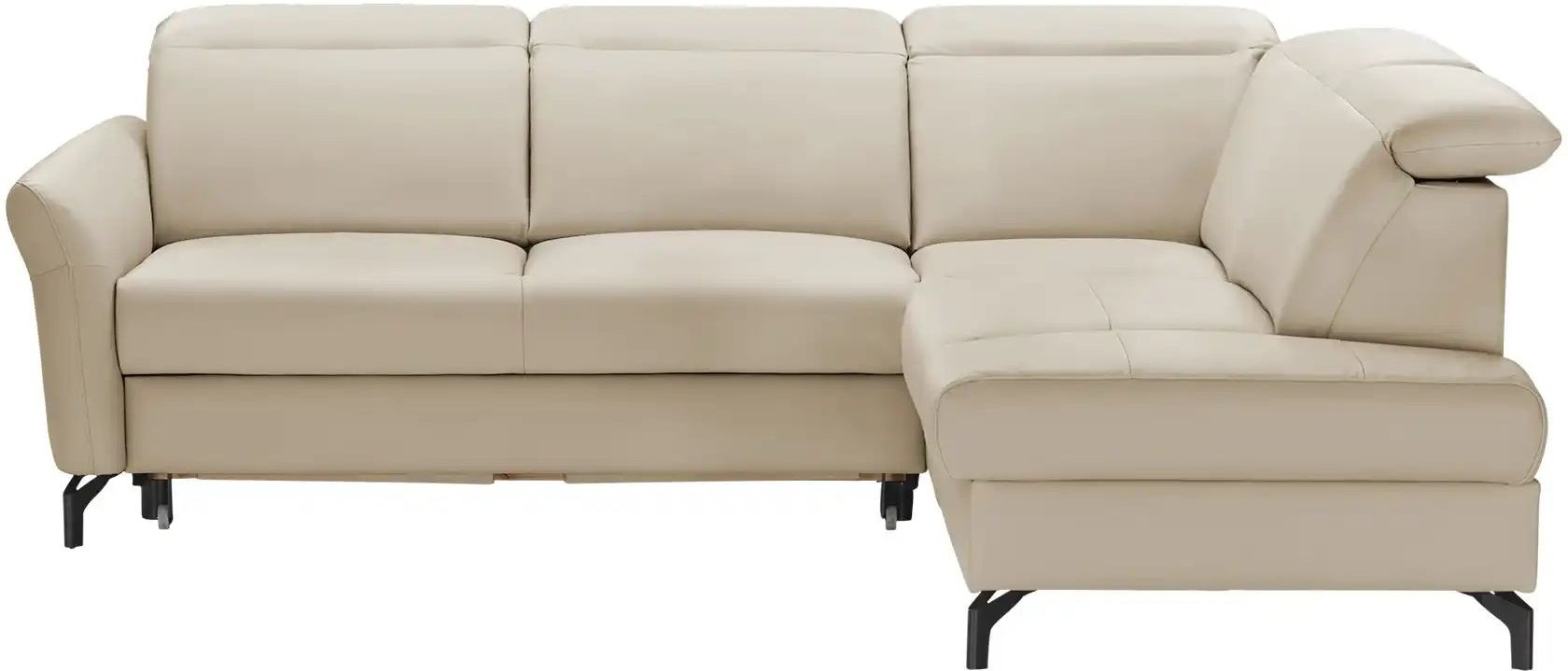 uno Ecksofa Basel ¦ beige ¦ Maße (cm): B: 243 H: 100 T: 200.0 Polstermöbel > Sofas > 3-Sitzer - Höffner