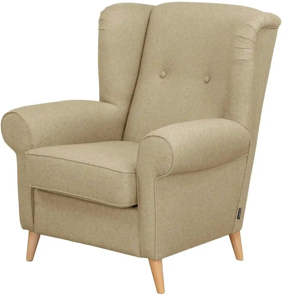Max Winzer Sessel  Anton ¦ beige ¦ Maße (cm): B: 88 H: 99 Polstermöbel > Sessel > Ohrensessel - Höffner