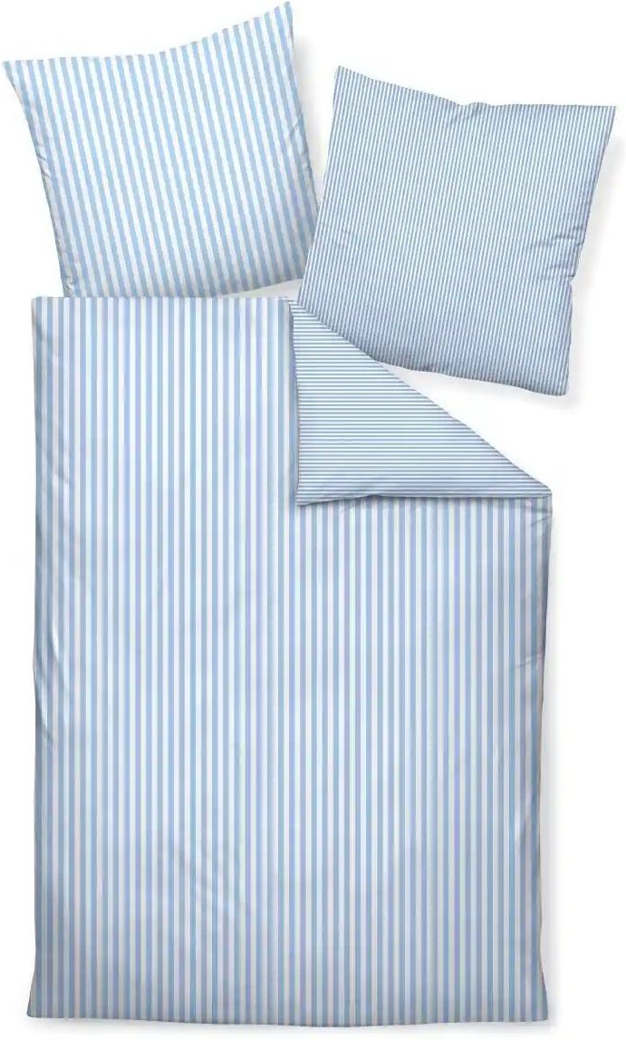 Janine Bettwäsche ¦ blau ¦ Maße (cm): B: 155 Bettwaren > Bettwäsche > Bettwäsche ganzjährig - Höffner