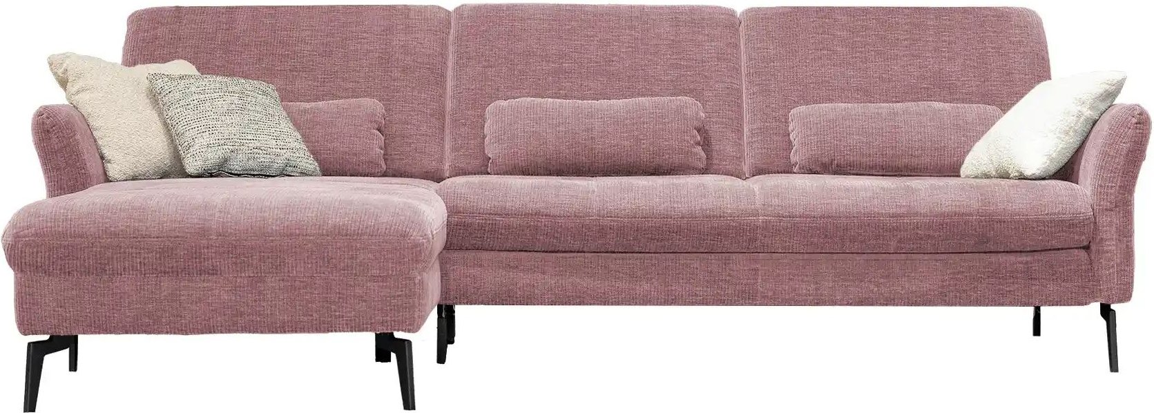 meinSofa Ecksofa Cord DANTE ¦ rosa/pink Polstermöbel > Sofas > 3-Sitzer - Höffner