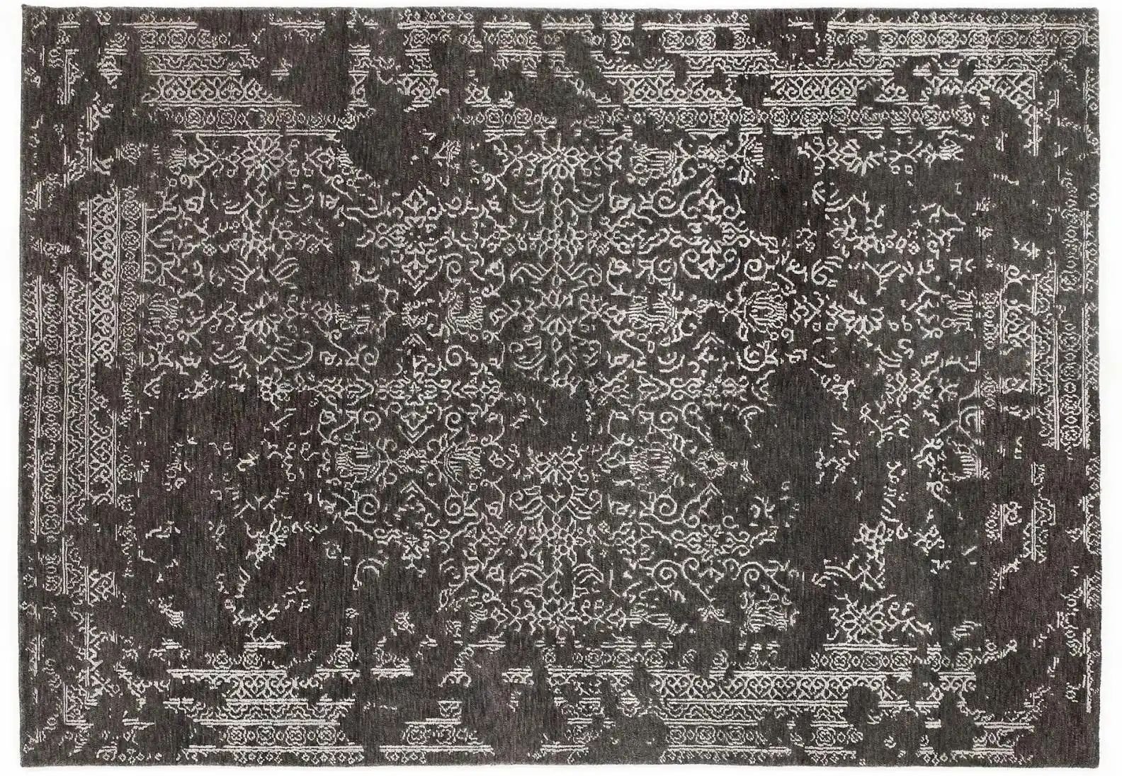 Musterring Teppich ¦ grau ¦ Wolle,Viskose ¦ Maße (cm): B: 200 H: 0,5 Teppiche > Wohnteppiche - Höffner