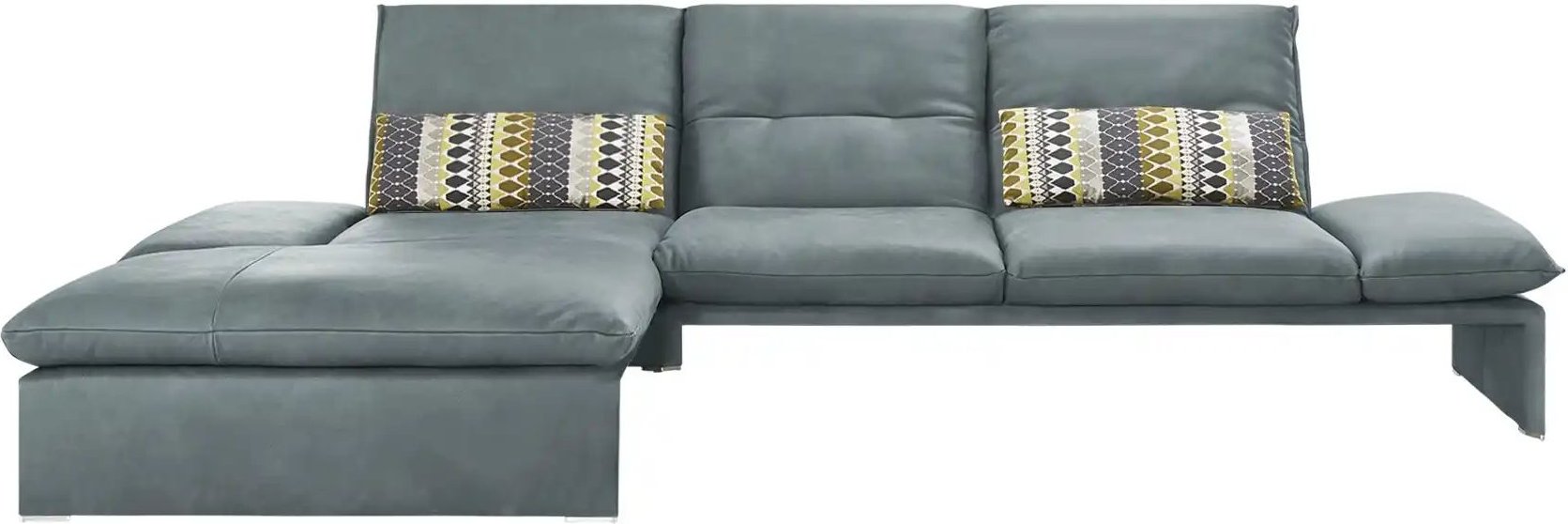 Thumbnail - KOINOR Leder-Ecksofa Humfrey ¦ blau ¦ Maße (cm): B: 314 H: 93 T: 159.0 Polstermöbel > Sofas > Ecksofas - Höffner